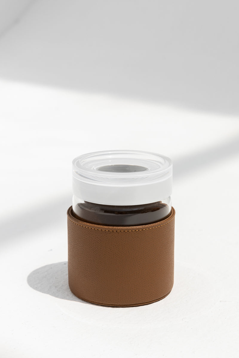 Airtight Jars Full Leather Medium