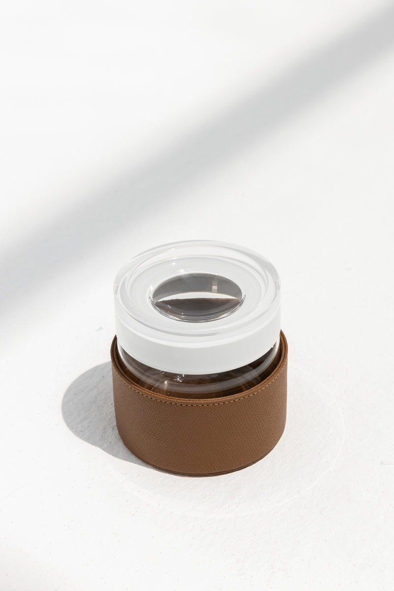 Airtight Jars Full Leather Small