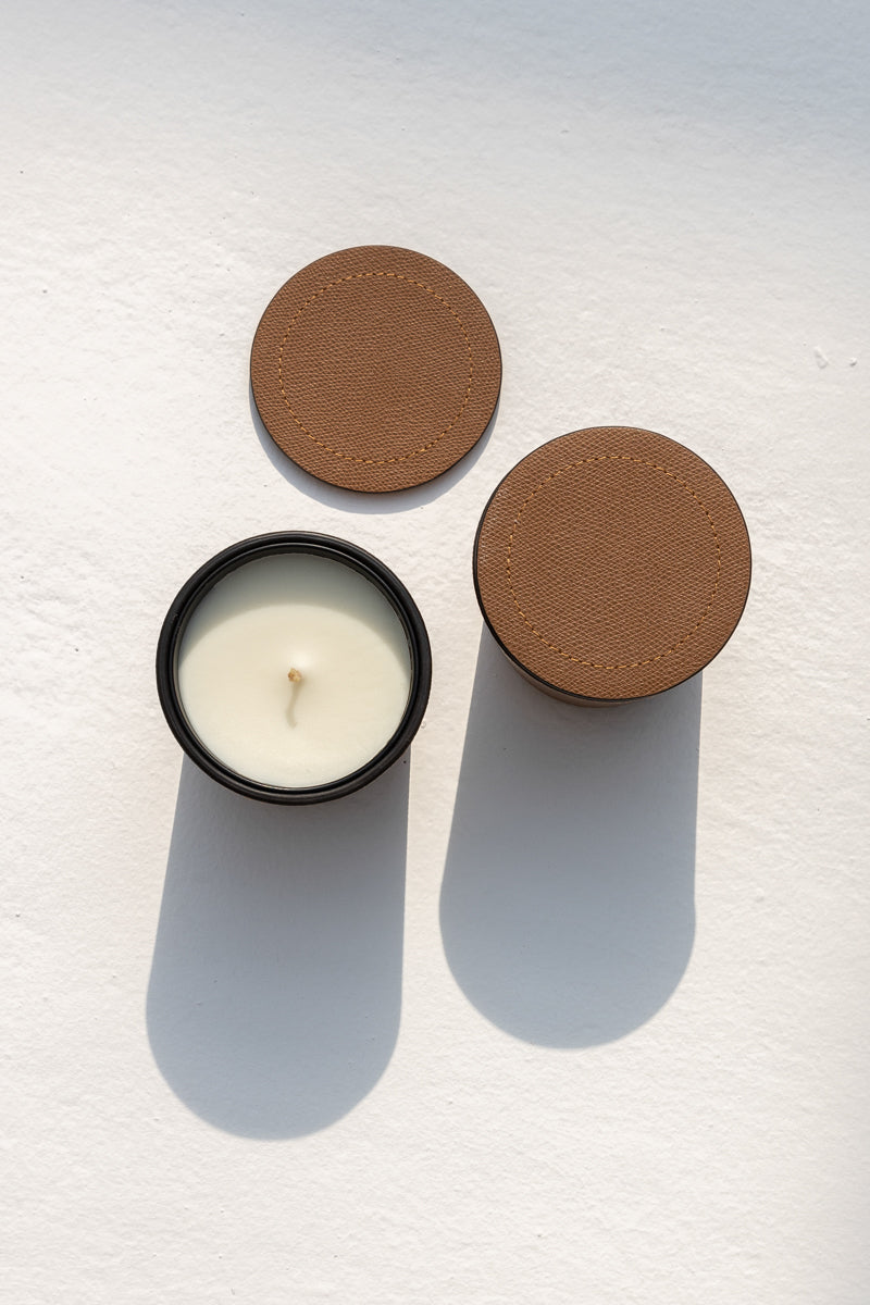 Leather Candle Holder Fragrance