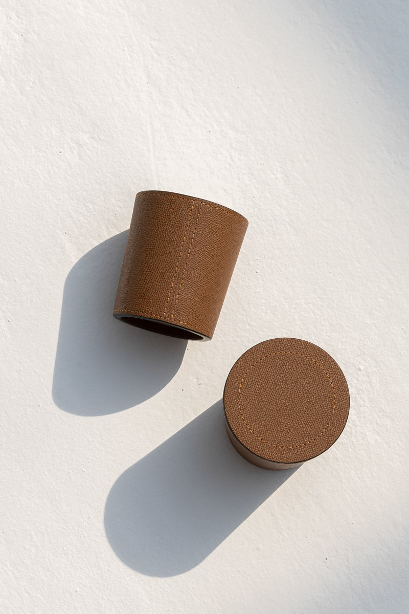 Leather Candle Holder Fragrance
