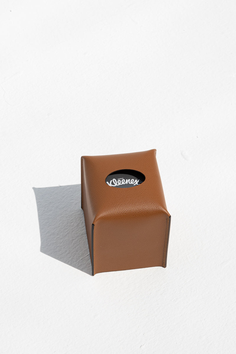 Square Tissue Box in Camel