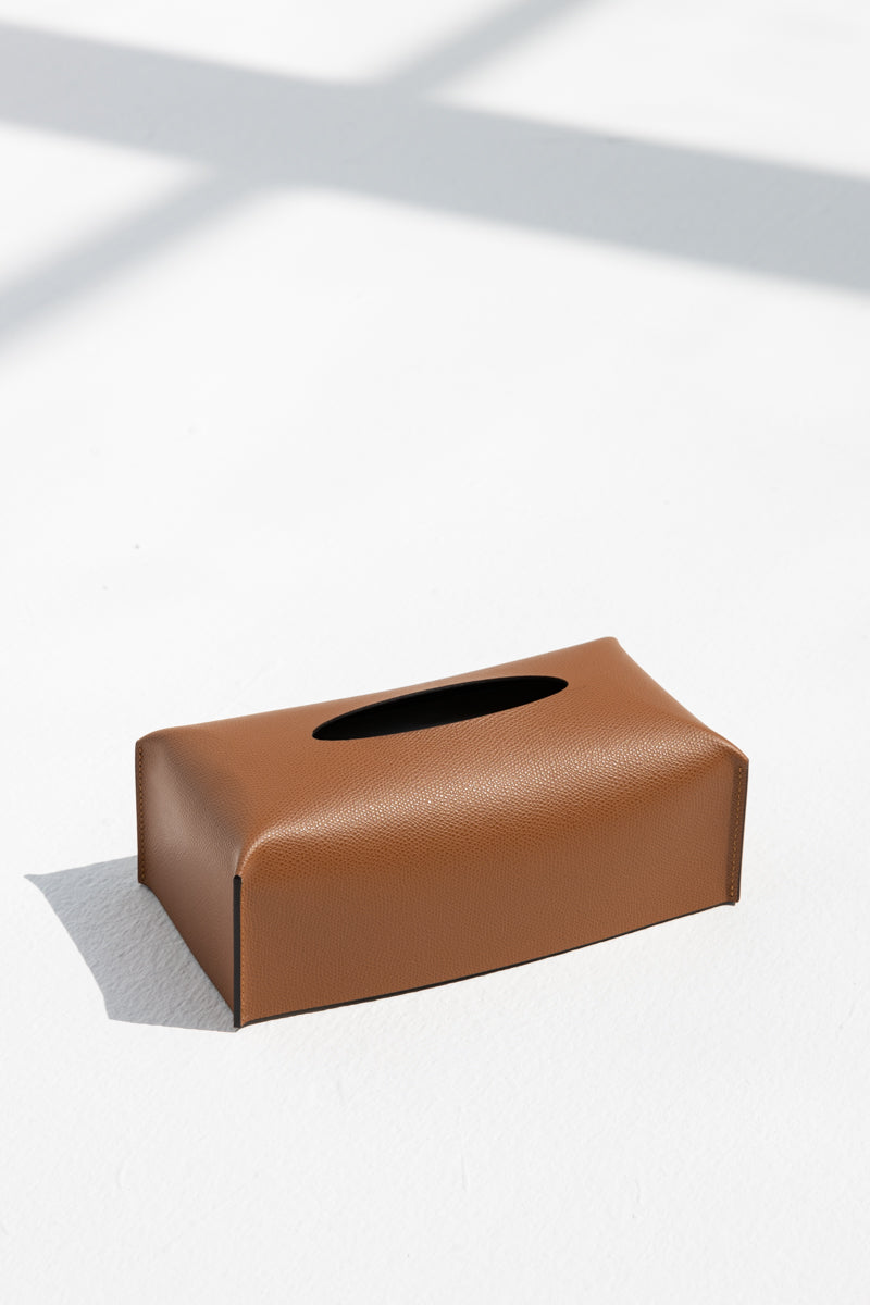 Rectangular Tissue Box in Camel