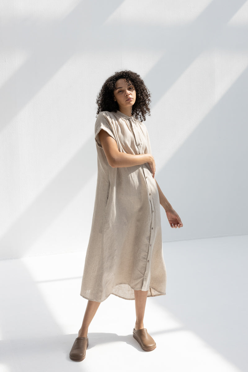 Linen Natural Washer Dress