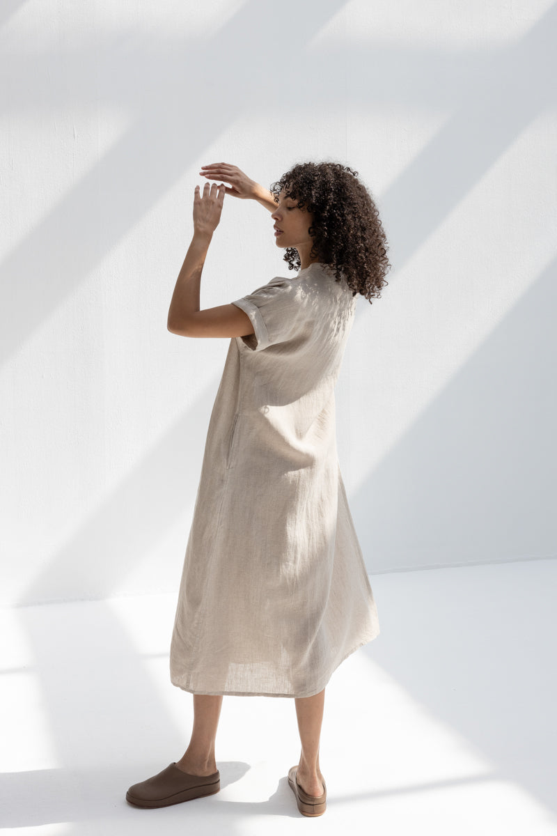 Linen Natural Washer Dress