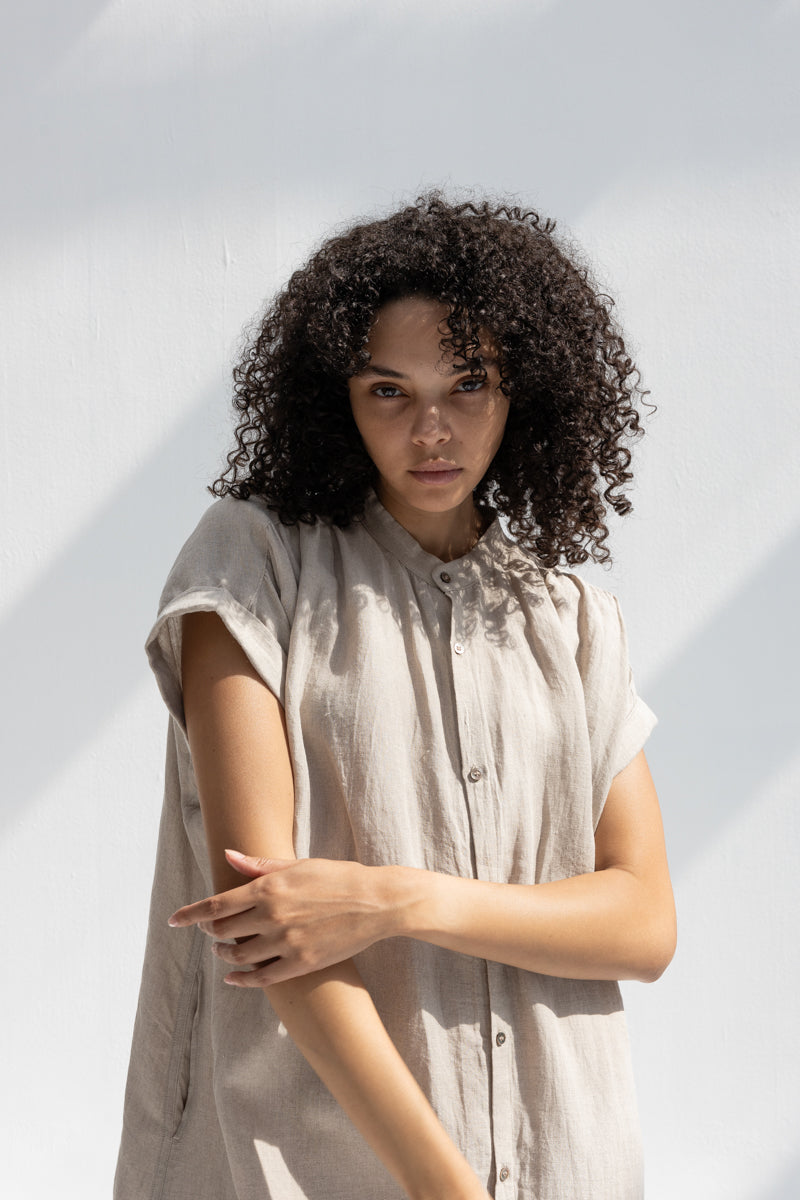 Linen Natural Washer Dress