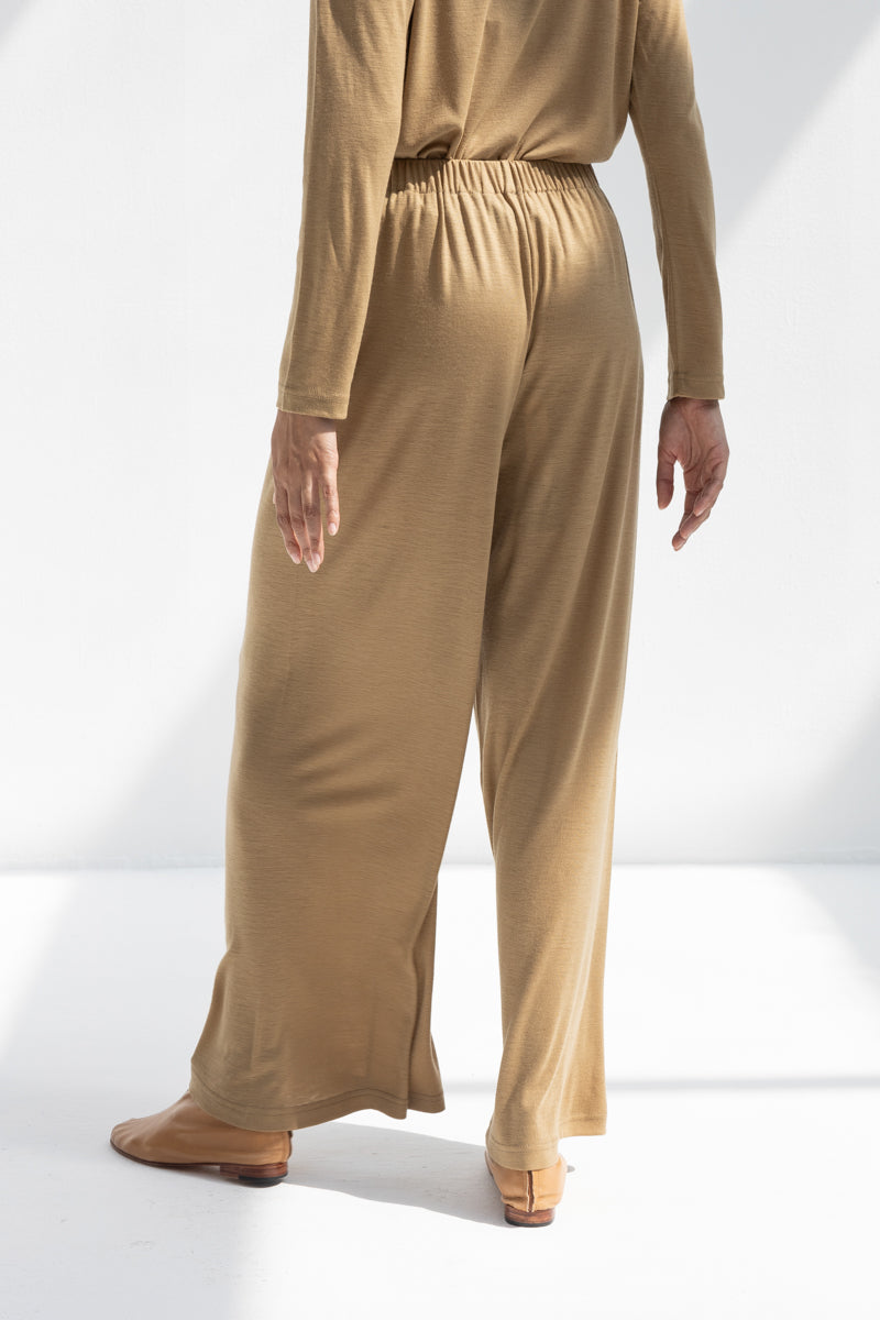 Wool Straight Pants
