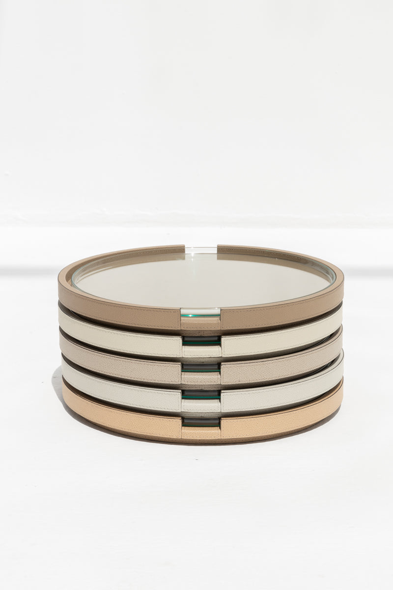 Gourmet Round Tray in Stone