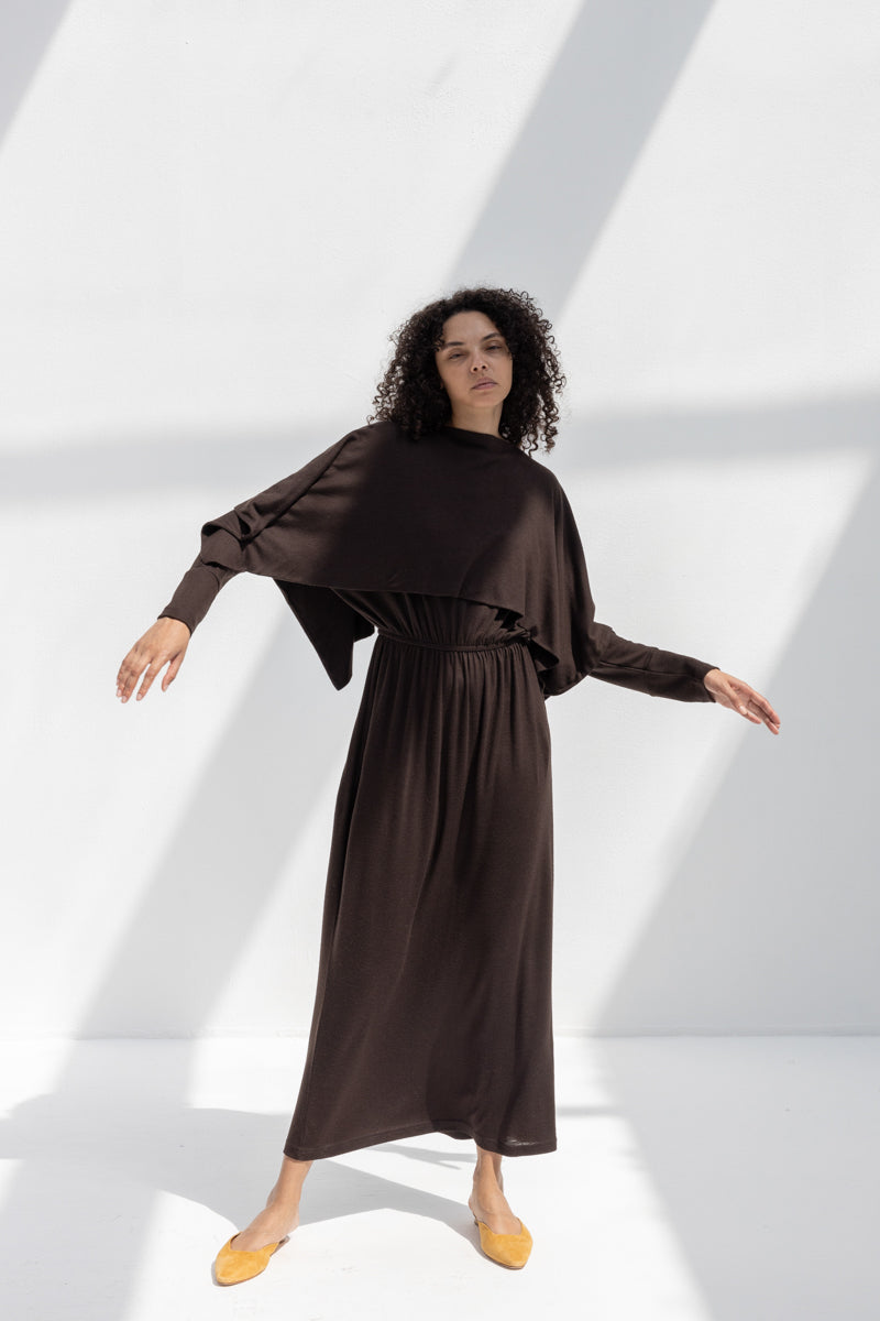 Wool Mini Poncho