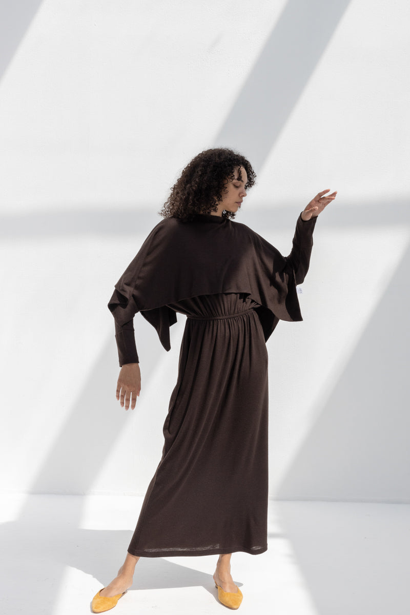 Wool Mini Poncho