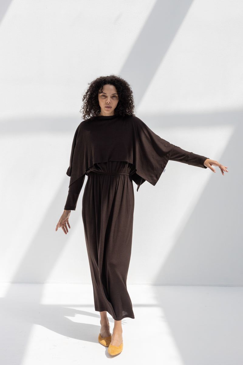 Wool Mini Poncho
