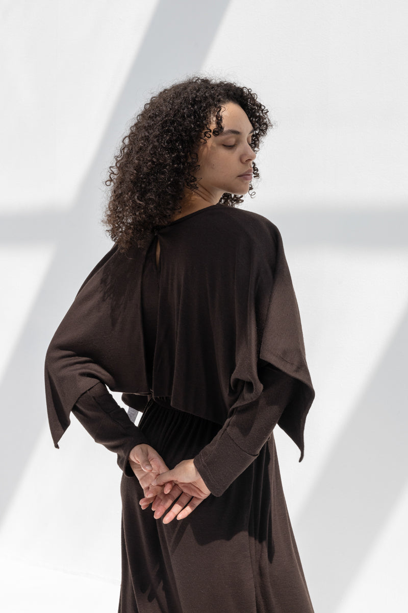 Wool Mini Poncho