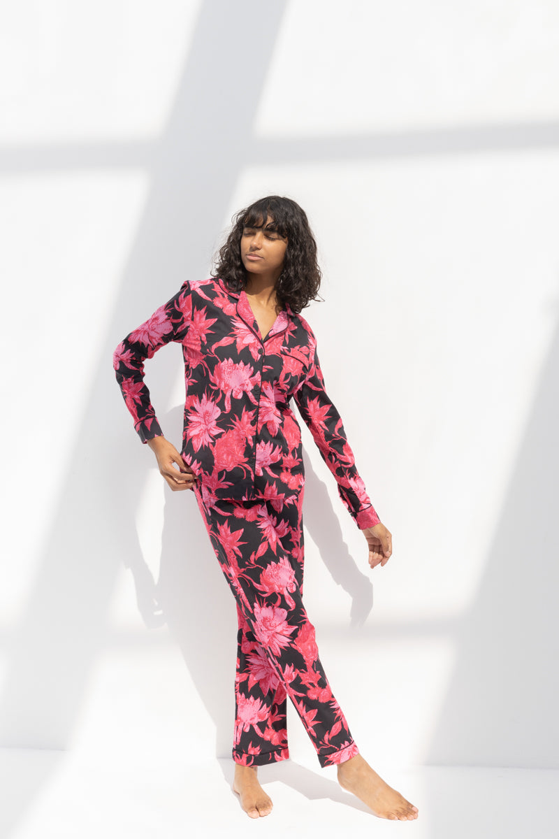 Night Bloom Long Set Pajama