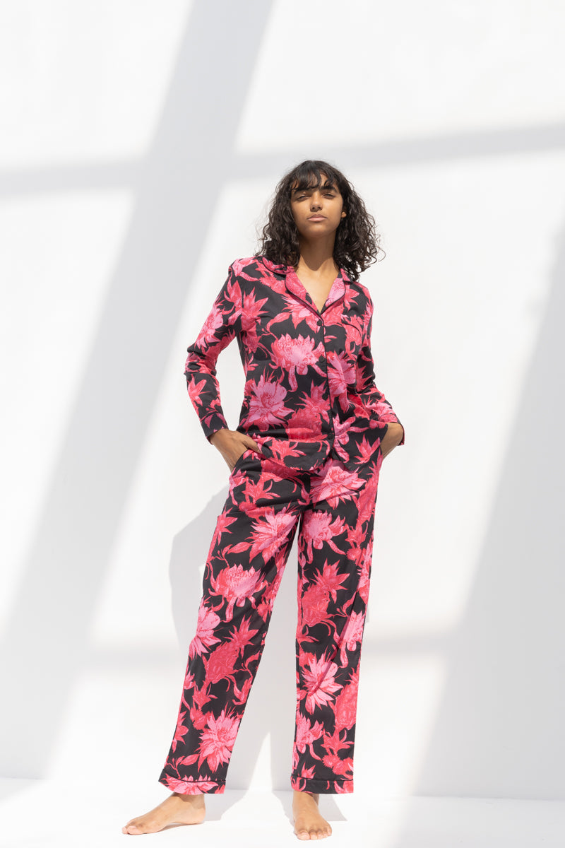 Night Bloom Long Set Pajama