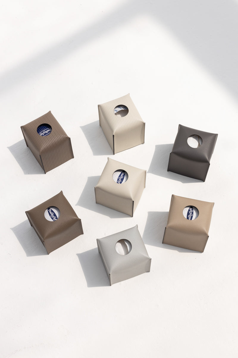 Square Tissue Box in Darkgrey
