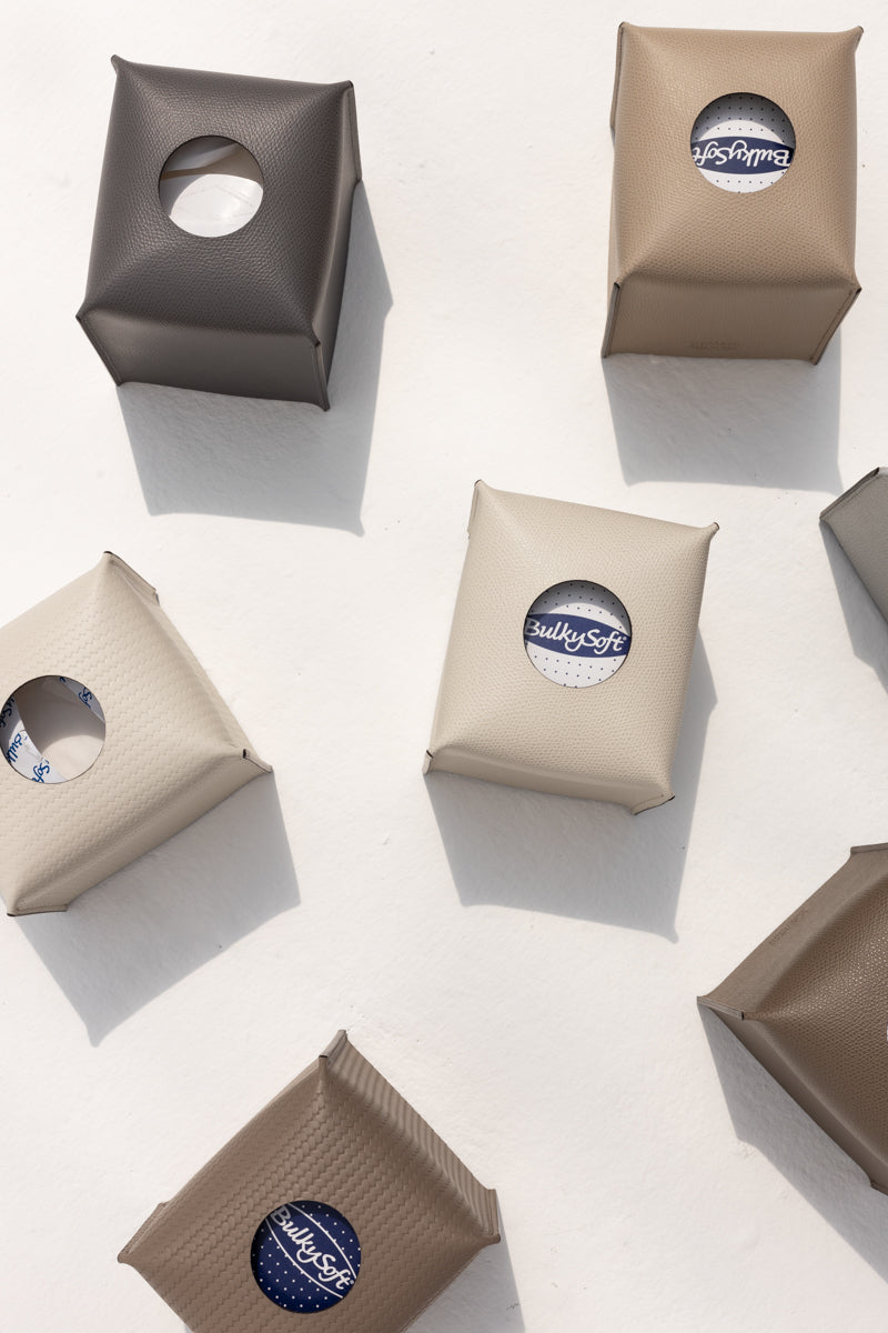 Square Tissue Box in Firenze Taupe