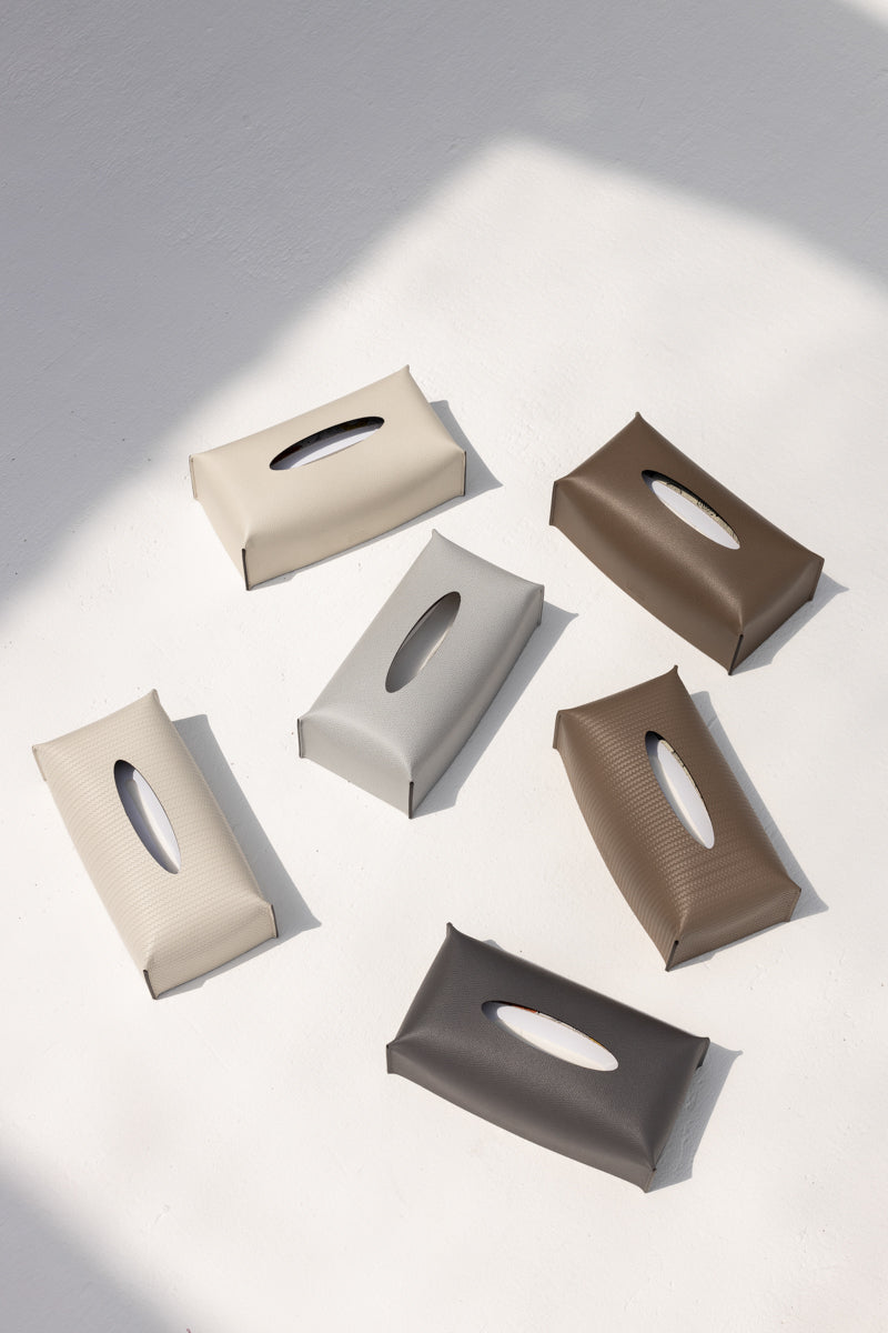 Rectangular Tissue Box in Lightgrey