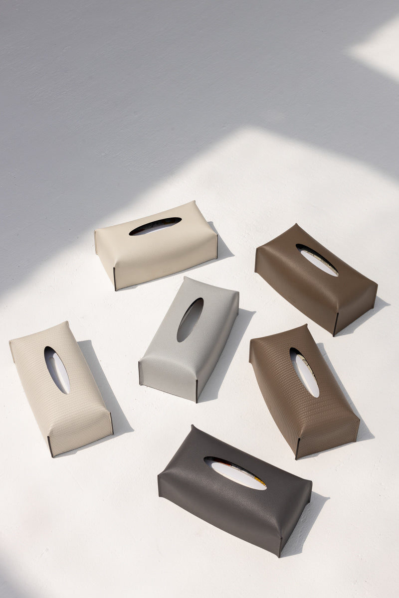 Rectangular Tissue Box in Firenze Taupe