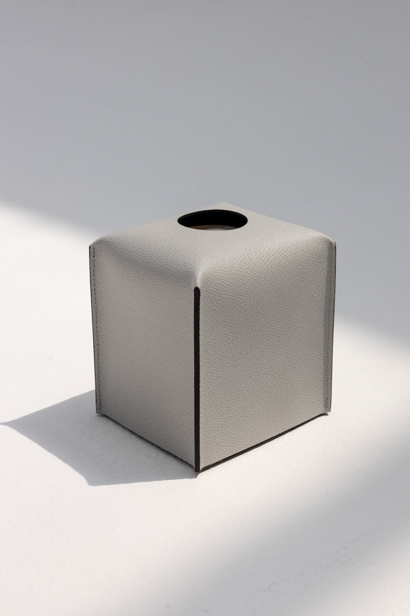 Square Tissue Box in Lightgrey