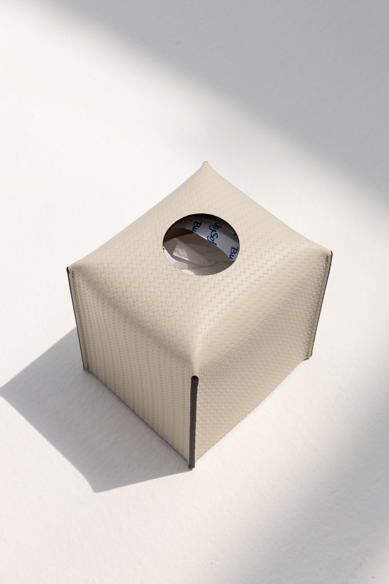 Square Tissue Box in Firenze Cream