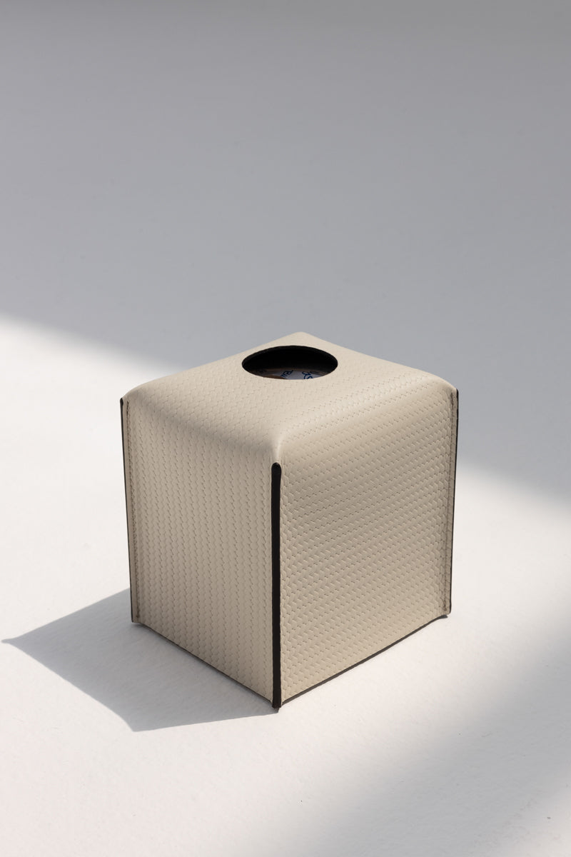 Square Tissue Box in Firenze Cream