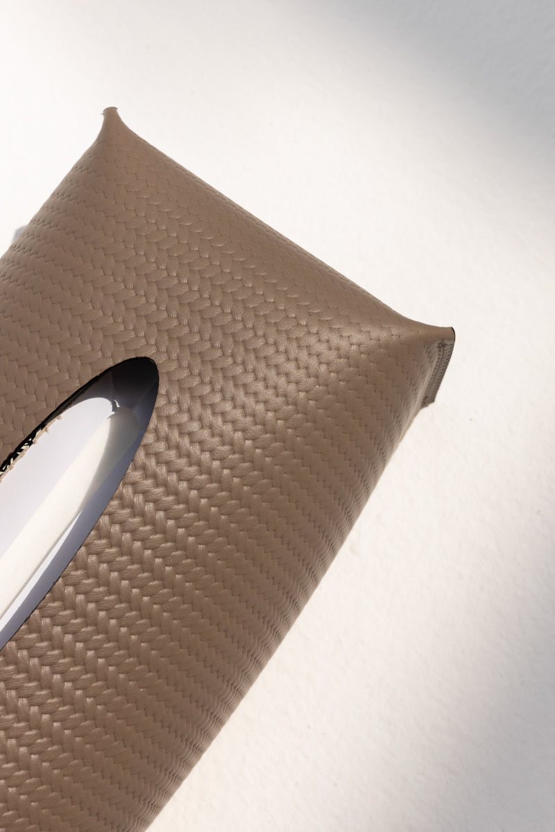 Rectangular Tissue Box in Firenze Taupe
