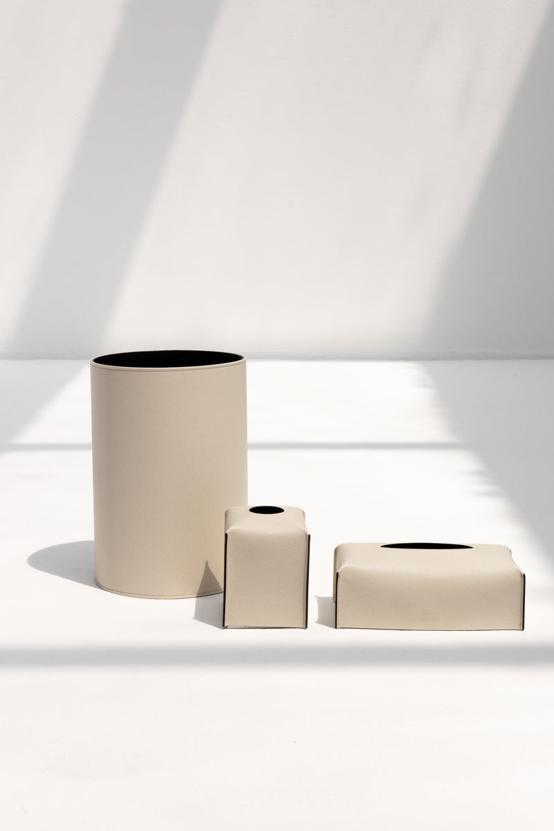 Rectangular Tissue Box in Cream