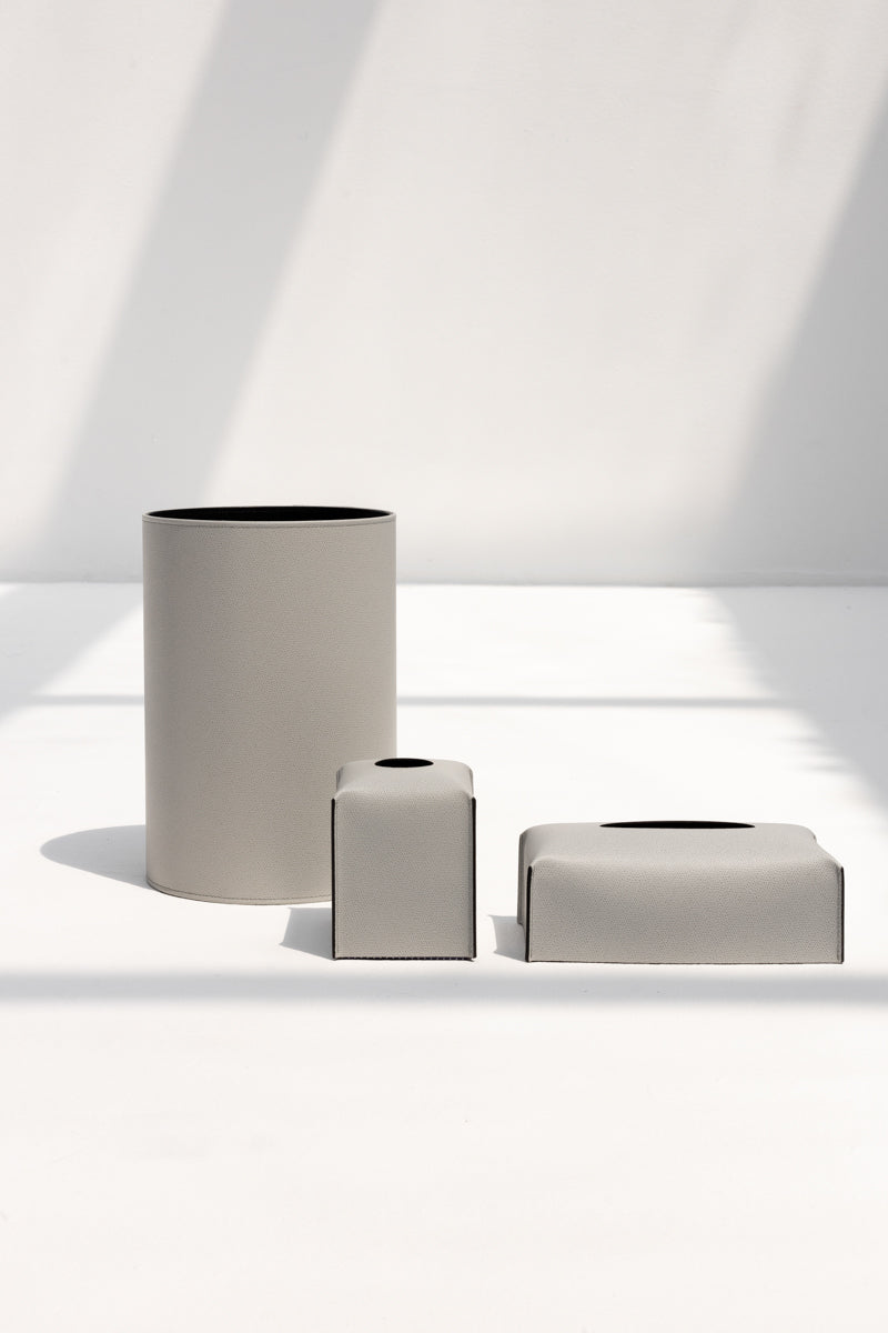 Square Tissue Box in Lightgrey