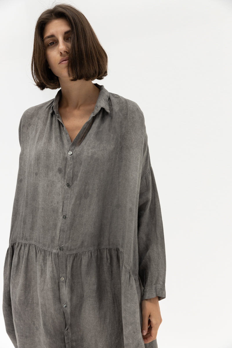 Linen Hand Dye Dress