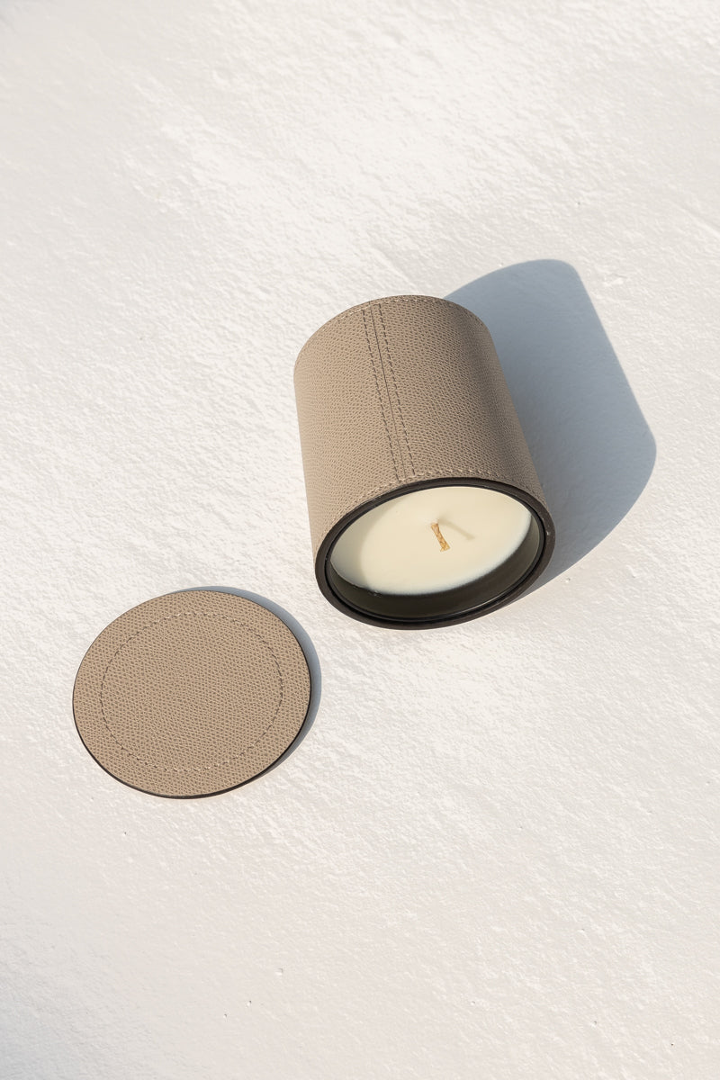 Leather Candle Holder Fragrance