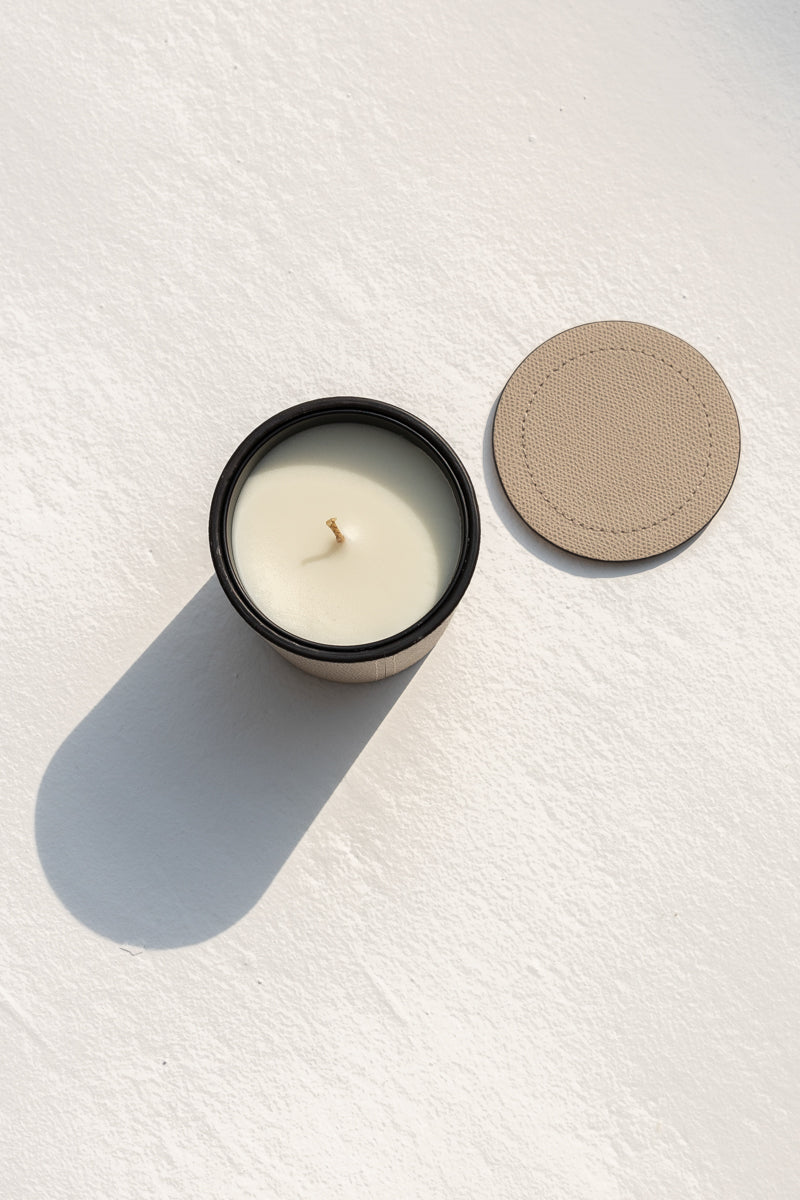 Leather Candle Holder Fragrance