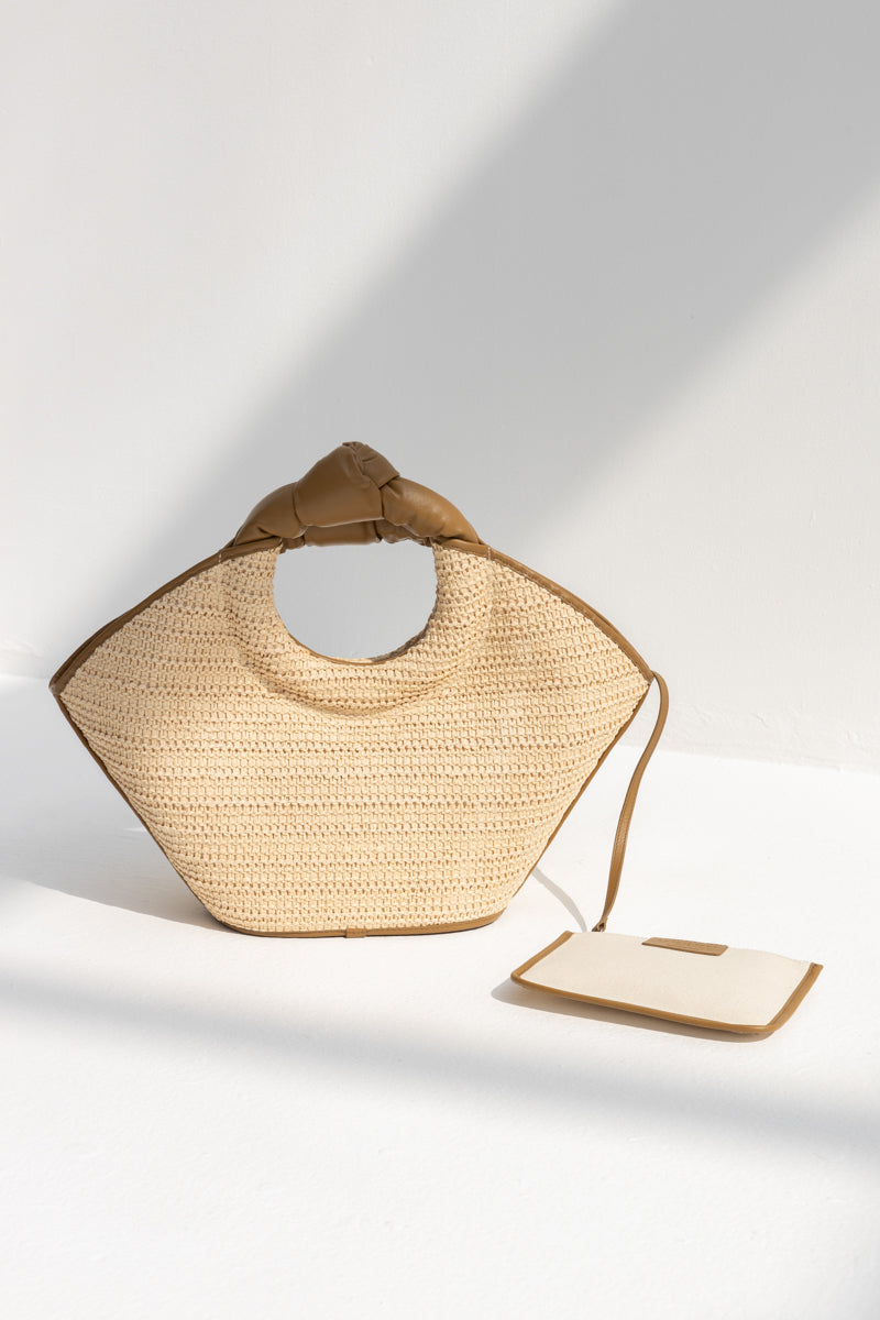 Castell Raffia Tote Bag