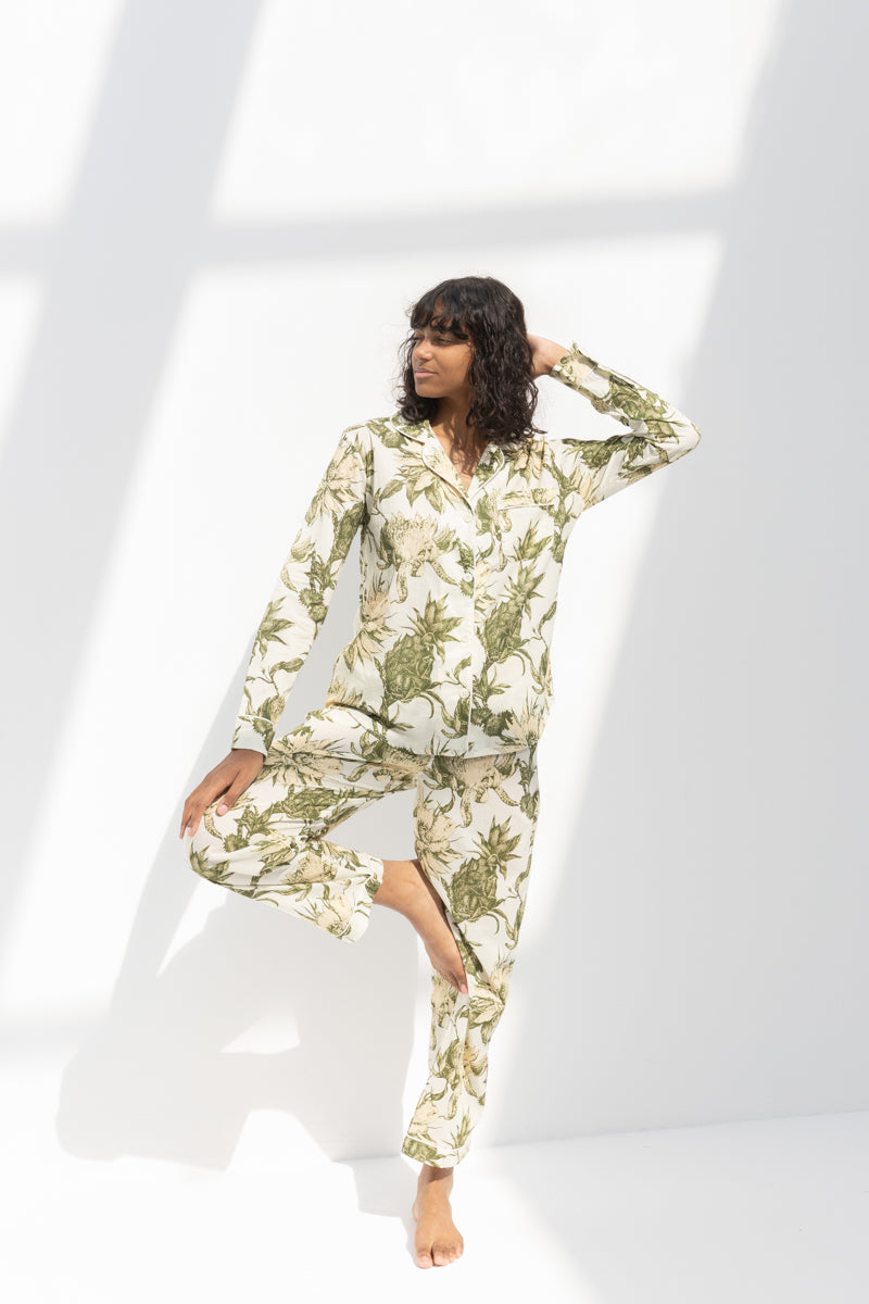 Night Bloom Long Set Pajama